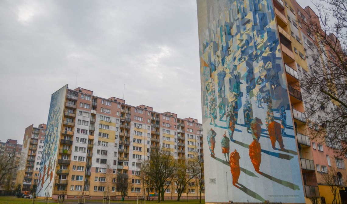 mural - CEKAS & CHAZME & PROEMBRION & SEPE & TONE (Polska), 2014