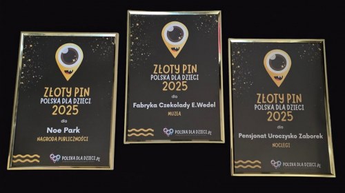 ZŁOTE PINY Polska dla Dzieci 2025 rozdane! Oto najlepsze miejsca dla rodzin z dziećmi w Polsce