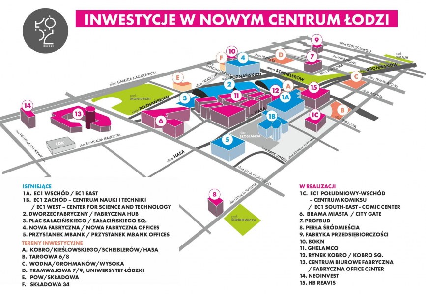 inwestycje w Nowym Centrum Łodzi