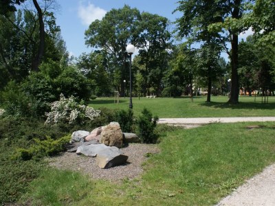 Park przy Dworku Olszewskich