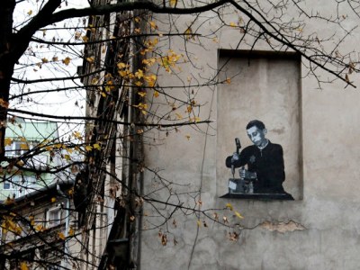 mural - Chłopiec z getta - Piotr Saul i Damian Idzikowski, 2016