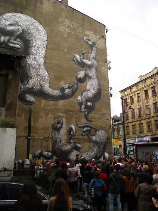 mural - ROA (Belgia), 2013