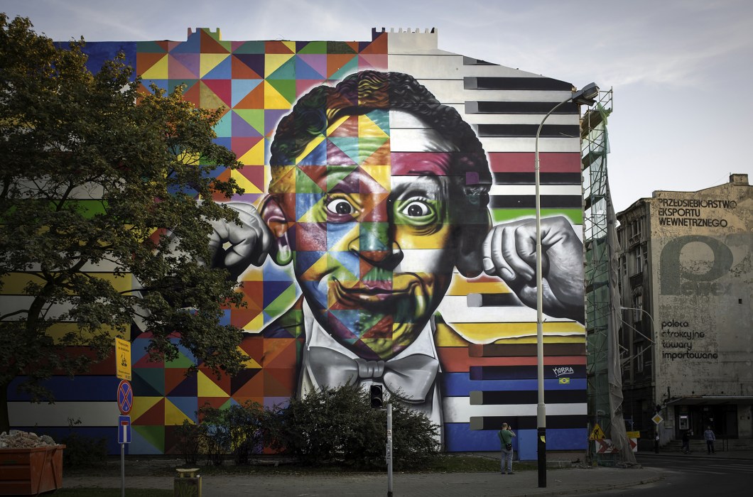 mural - EDUARDO KOBRA (Brazylia), 2014