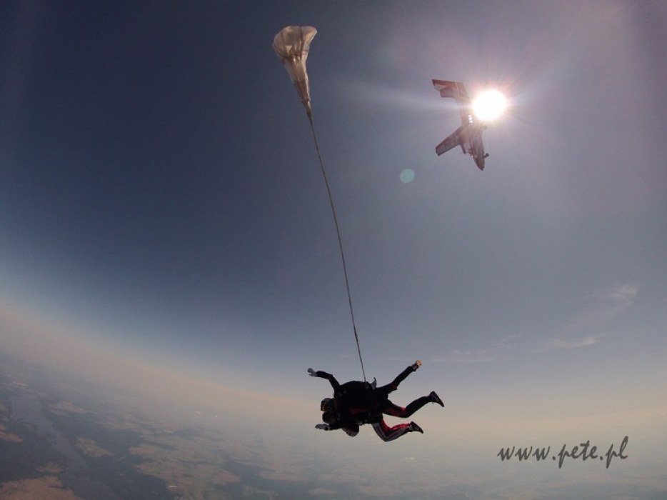 skoki spadochronowe PeTe Skydive