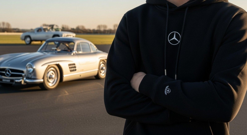 Bluzy Mercedes dla prawdziwych fanów motorsportu