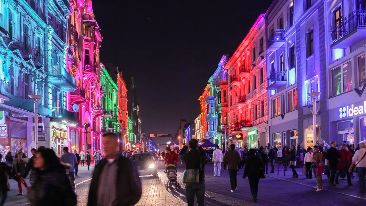 Light Move Festival – a light festival in Łódź