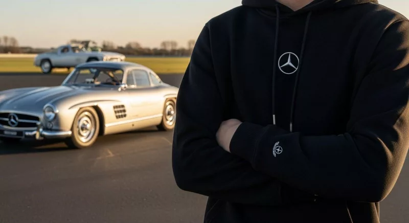 Bluzy Mercedes dla prawdziwych fanów motorsportu