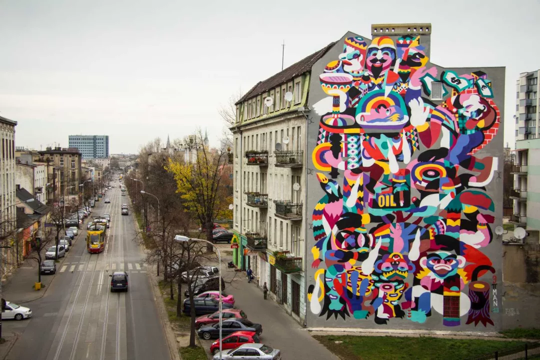 Czy murale możemy uznać za najważniejszą wizytówkę Łodzi? Wywiad z Michałem Bieżyńskim
