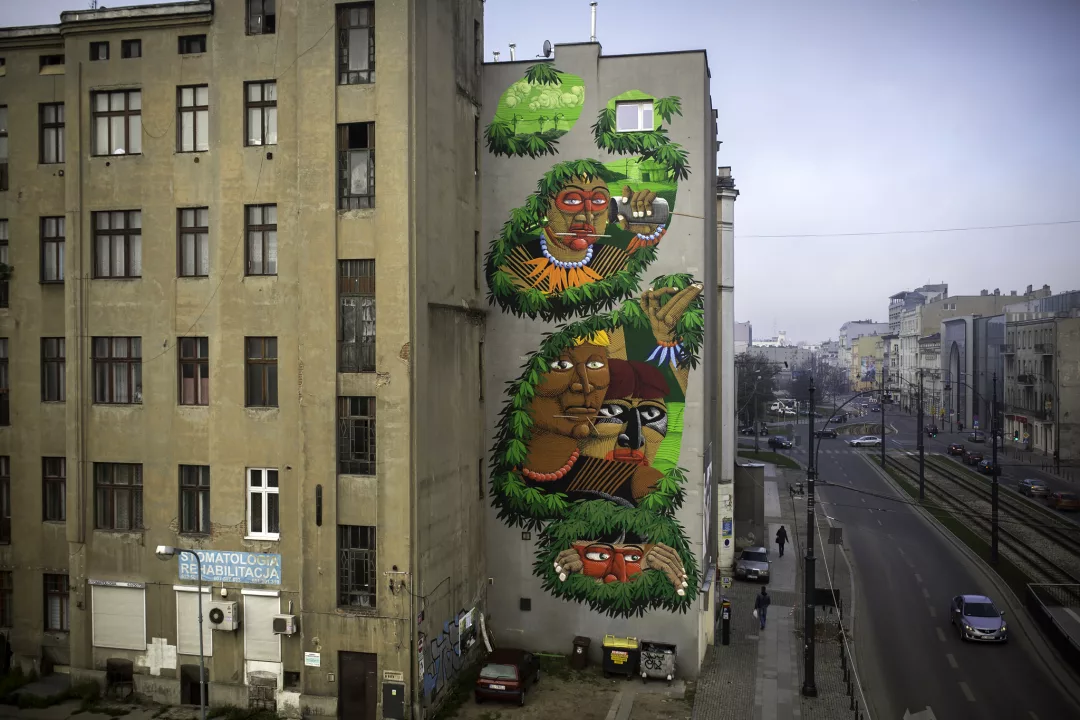 Czy murale możemy uznać za najważniejszą wizytówkę Łodzi? Wywiad z Michałem Bieżyńskim