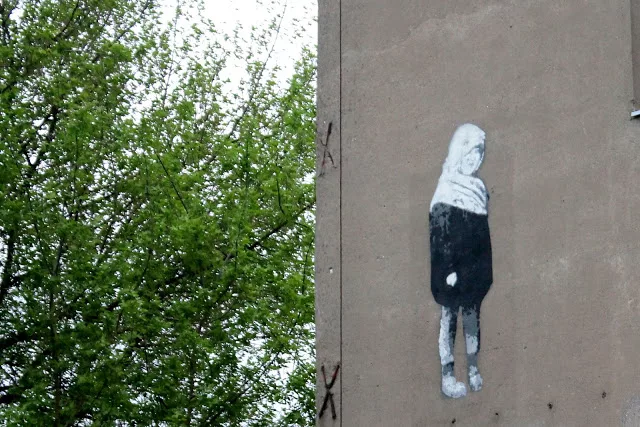mural - Dziewczynka z getta - Piotr Saul i Damian Idzikowski, 2018