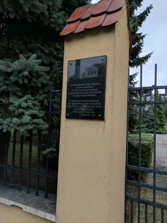 Former site of the Jewish Synagogue of Zdunska Wola