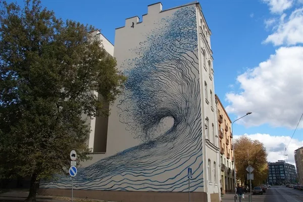 Mural - DALEAST (Chiny), 2015
