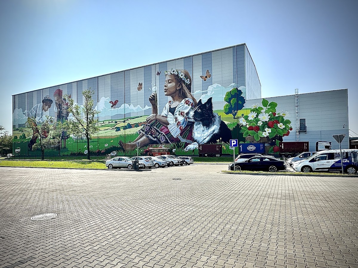 Mural w Parku Na Błoniach