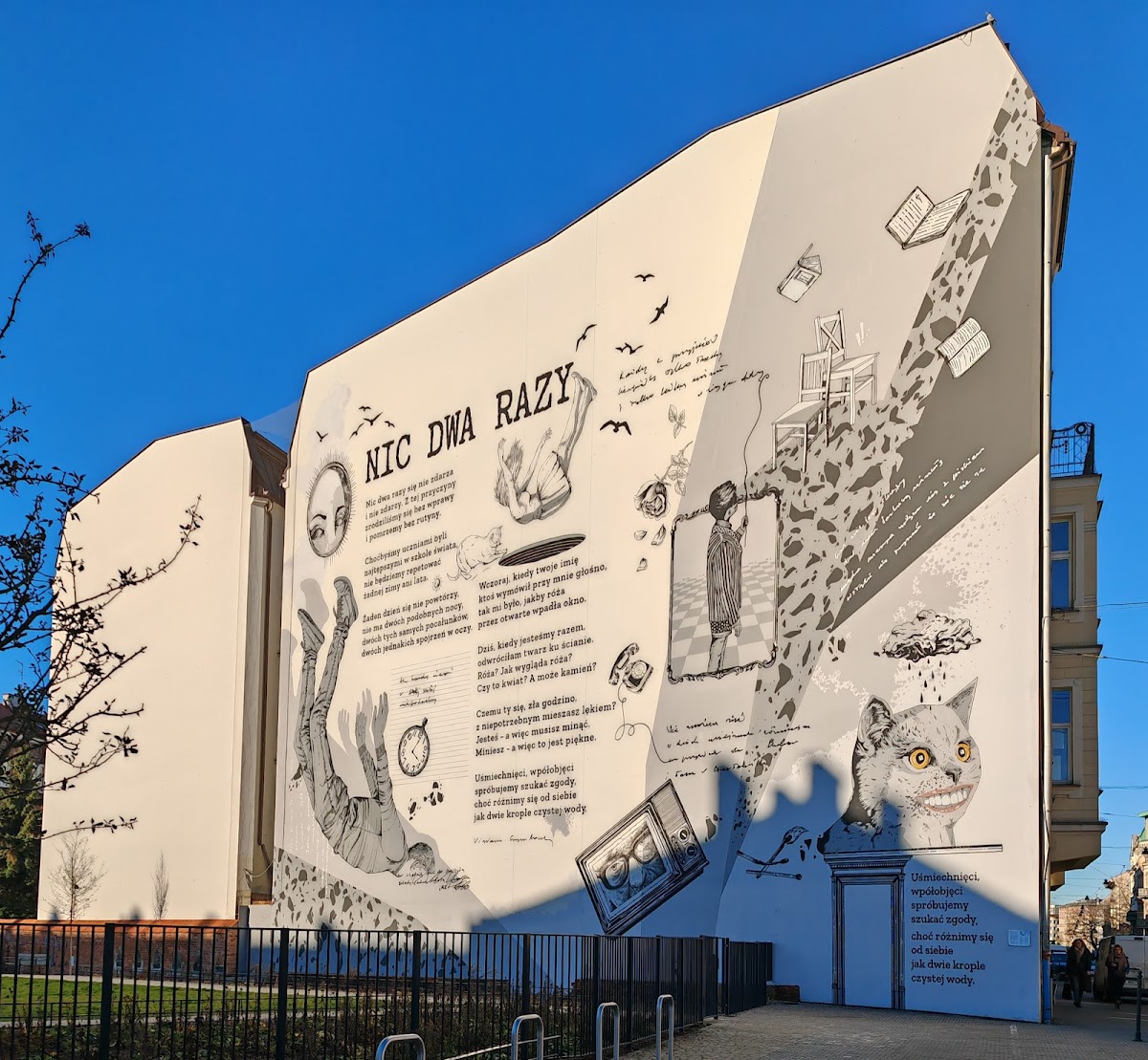 mural - CIĄGŁE MIASTO / CONTINUOUS CITY - Sebastian Bożek (Kraków), 2016