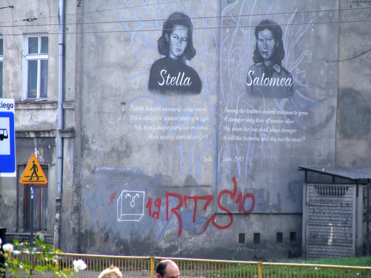 mural - Chłopiec z getta - Piotr Saul i Damian Idzikowski, 2016