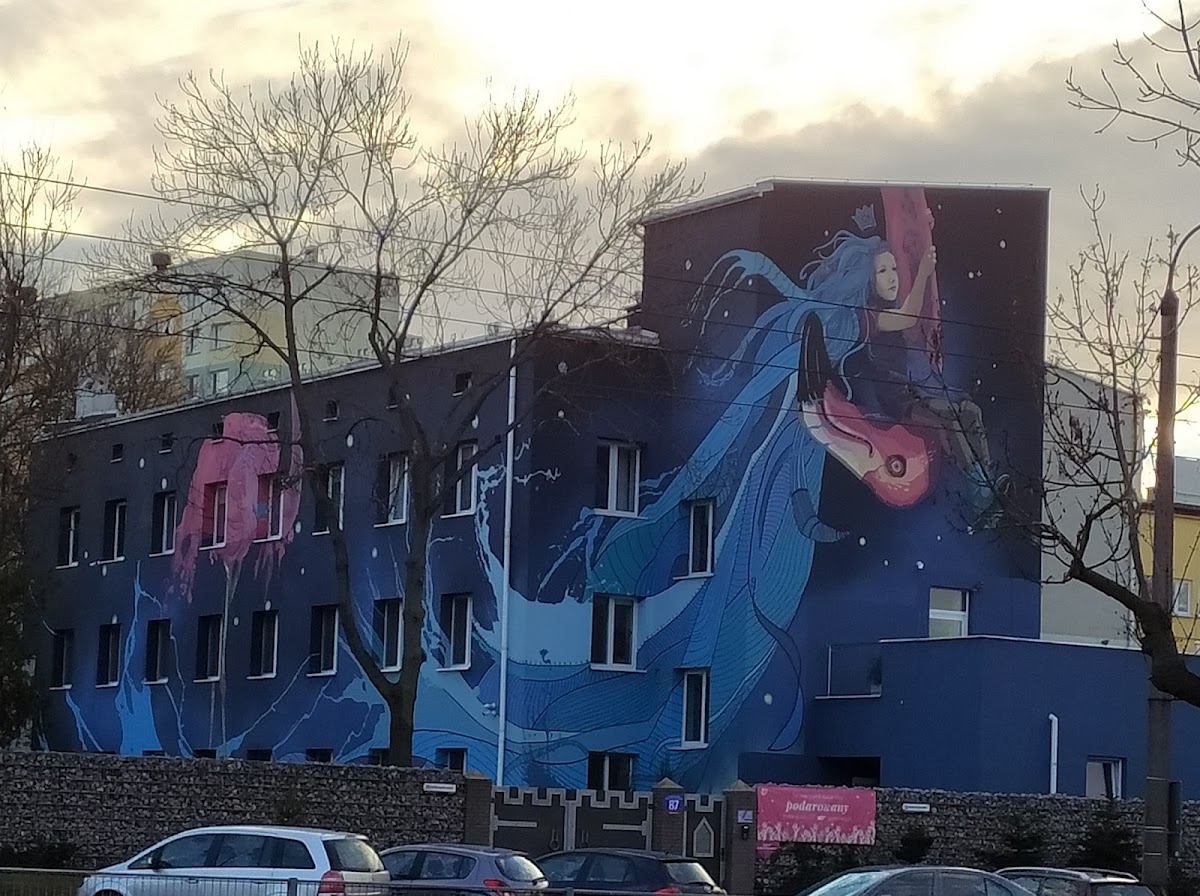 Mural na budynku Fundacji Gajusz, 2014