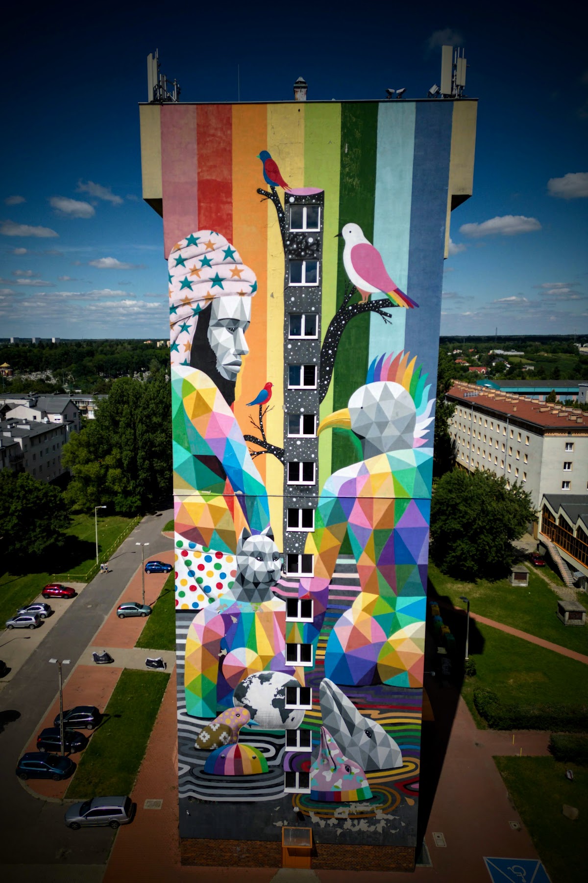 Mural - Okuda (Hiszpania), 2018