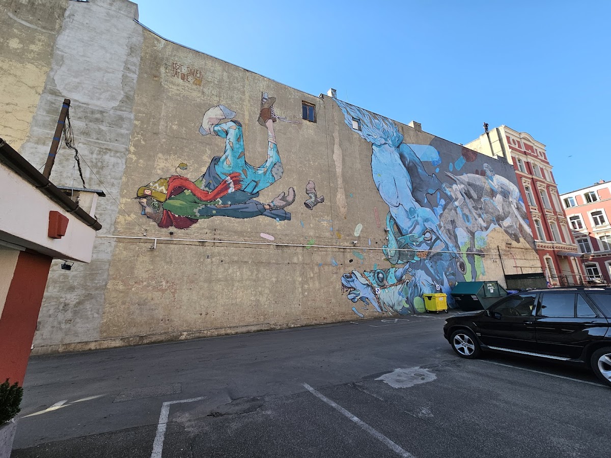 Mural - SAT ONE (Niemcy) & ETAM (Polska), 2011