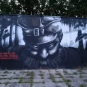 Mural of Major Henryk Dobrzański "Hubala"