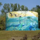 Mural in Park Na Błoniach