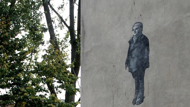 mural - Więzień obozu dla dzieci polskich - Piotr Saul i Damian Idzikowski, 2016