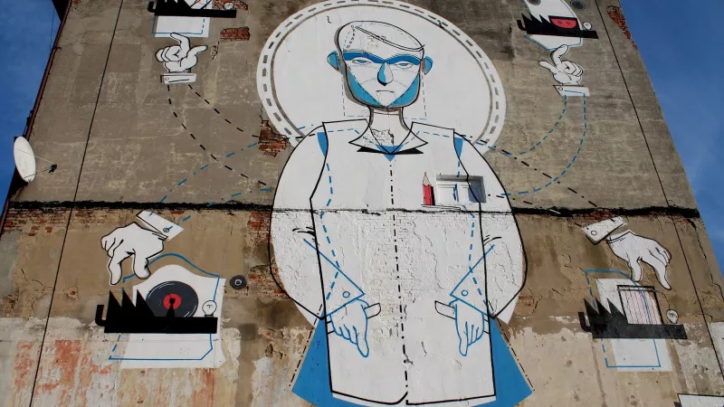 mural - Andrzej PoProstu (Polska), 2016