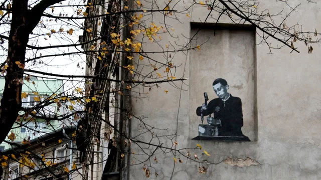 mural - Chłopiec z getta - Piotr Saul i Damian Idzikowski, 2016