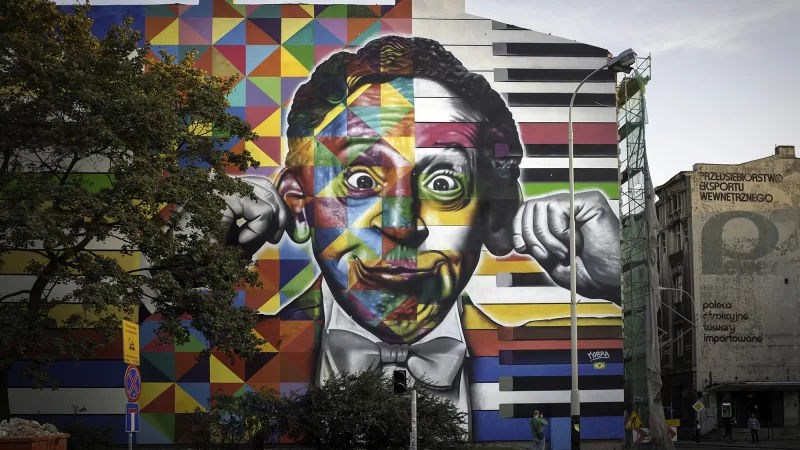 mural - EDUARDO KOBRA (Brazylia), 2014