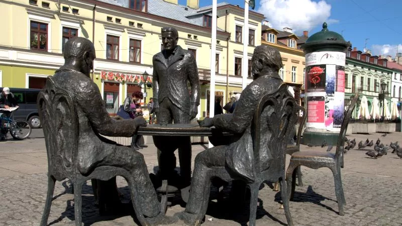 pomnik Trzech Fabrykantów