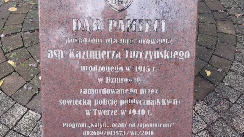 Dąb Pamięci asp. Kazimierz Turczyńskiego