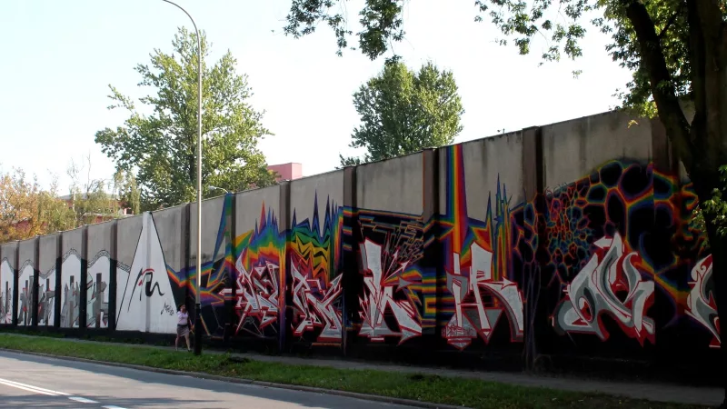 mural Teatru Muzycznego, różni artyści, 2015