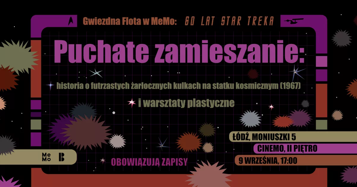 Puchate zamieszanie - Gwiezdna Flota w Mediatece MeMo