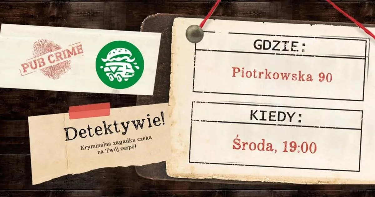 PubCrime w Pasibus - Drużynowa gra kryminalna z nagrodami