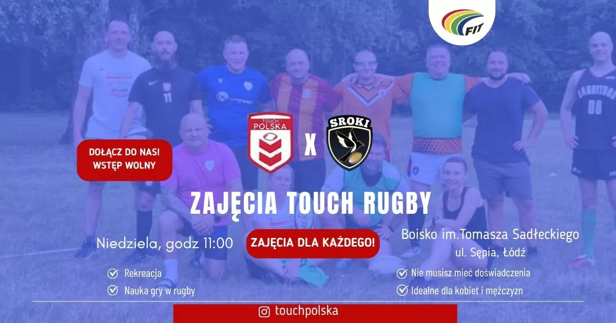 Rugby dla każdego! Przyjdź na bezpłatne zajęcia! | Ulica Sępia