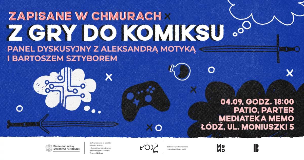 Zapisane w Chmurach - Z gry do komiksu | Cykl komiksowy w Mediatece MeMo