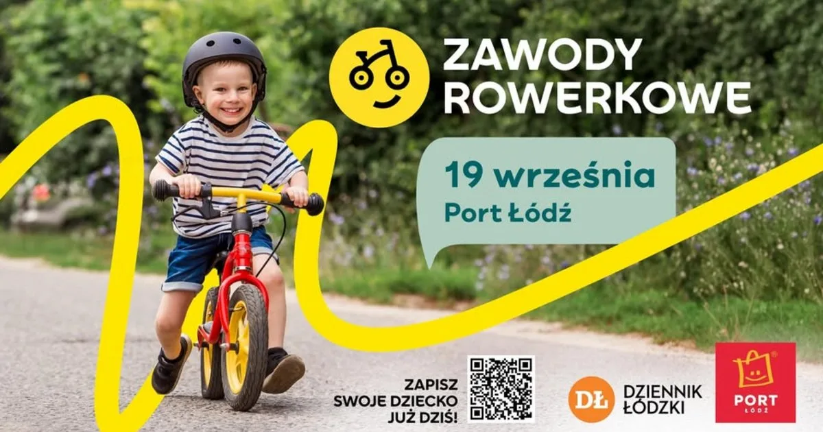 Zawody rowerkowe w Porcie Łódź