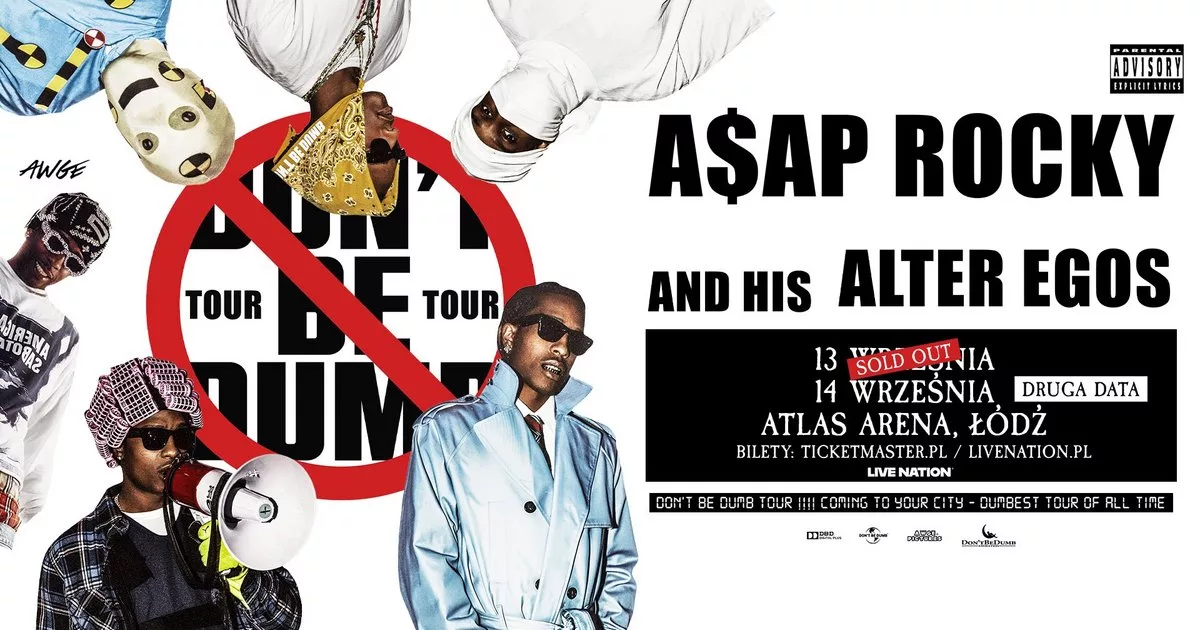 A$AP Rocky zagra drugi koncert w Atlas Arenie. Pierwszy termin wyprzedany