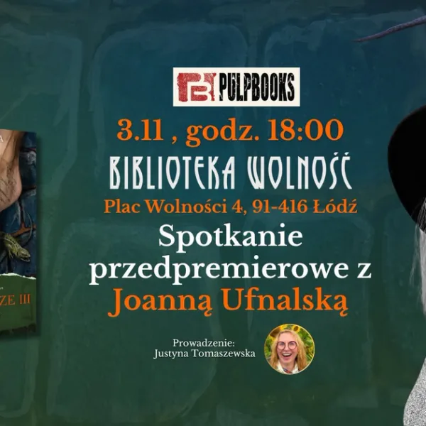 Premiere Event for "Hunting Dogs III" - Meeting with Joanna Ufnalska at Biblioteka Wolność
